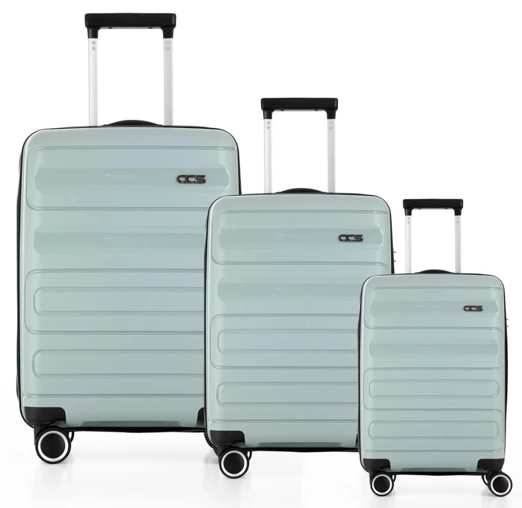 Комплект чемоданов ccs 5225 set beige 9
