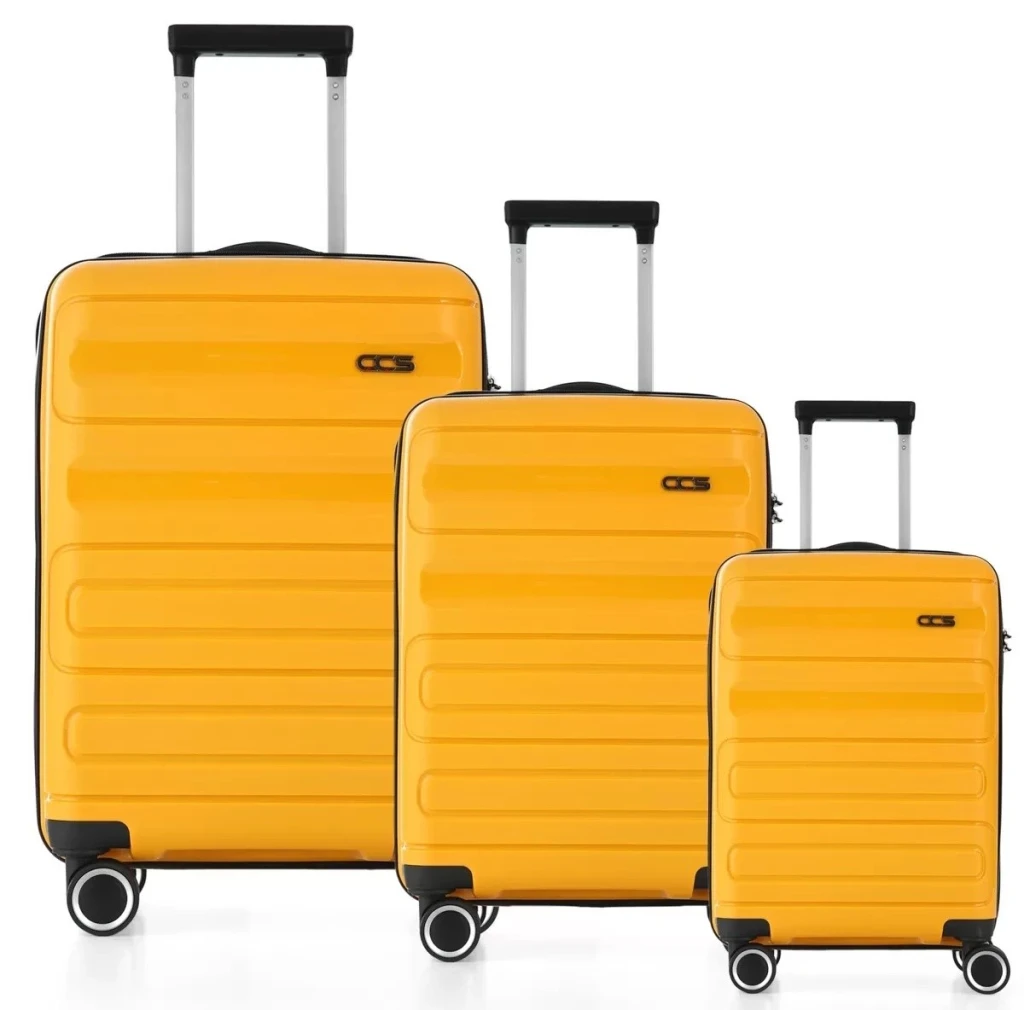 Комплект чемоданов ccs 5225 set beige 14