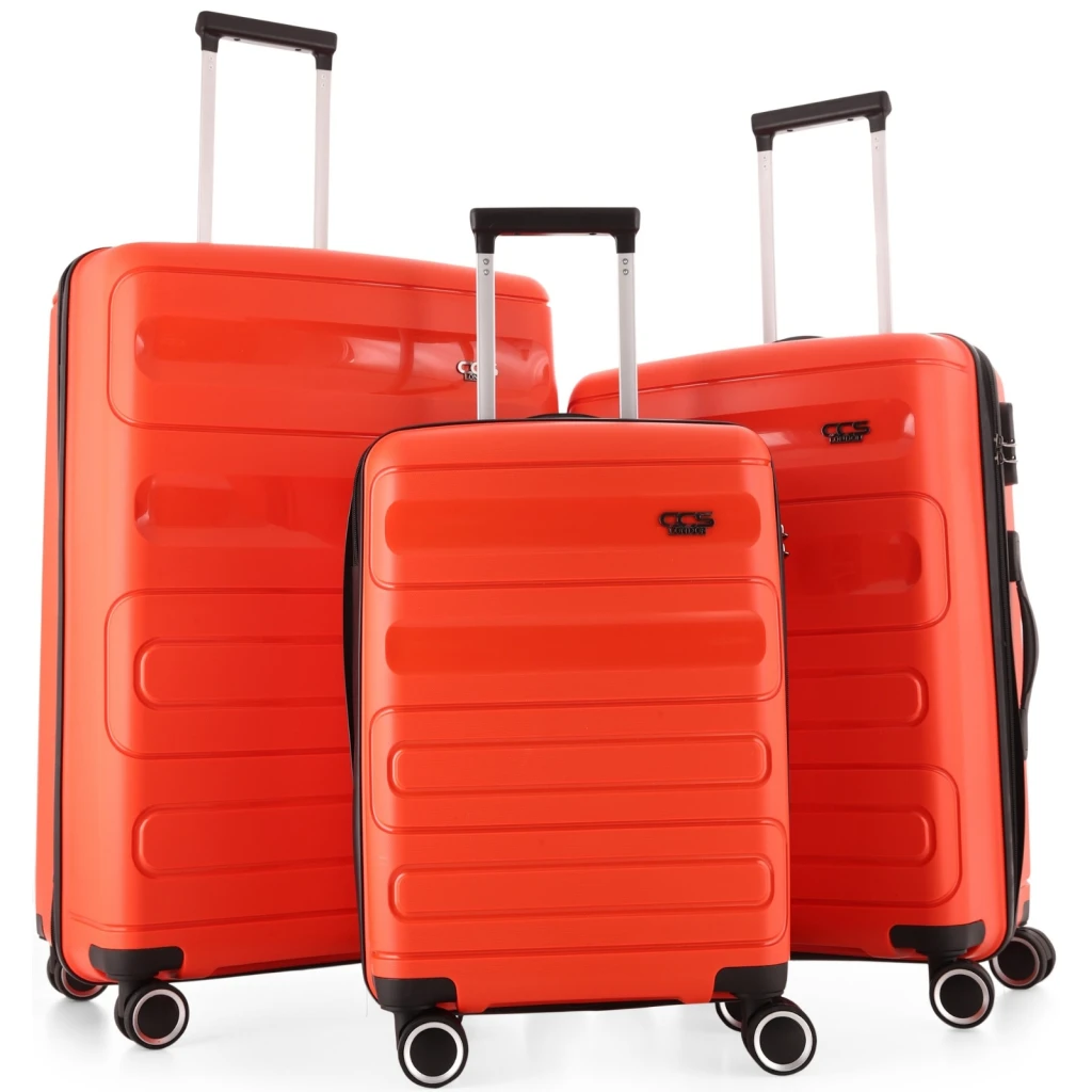 Комплект чемоданов ccs 5225 set beige 11