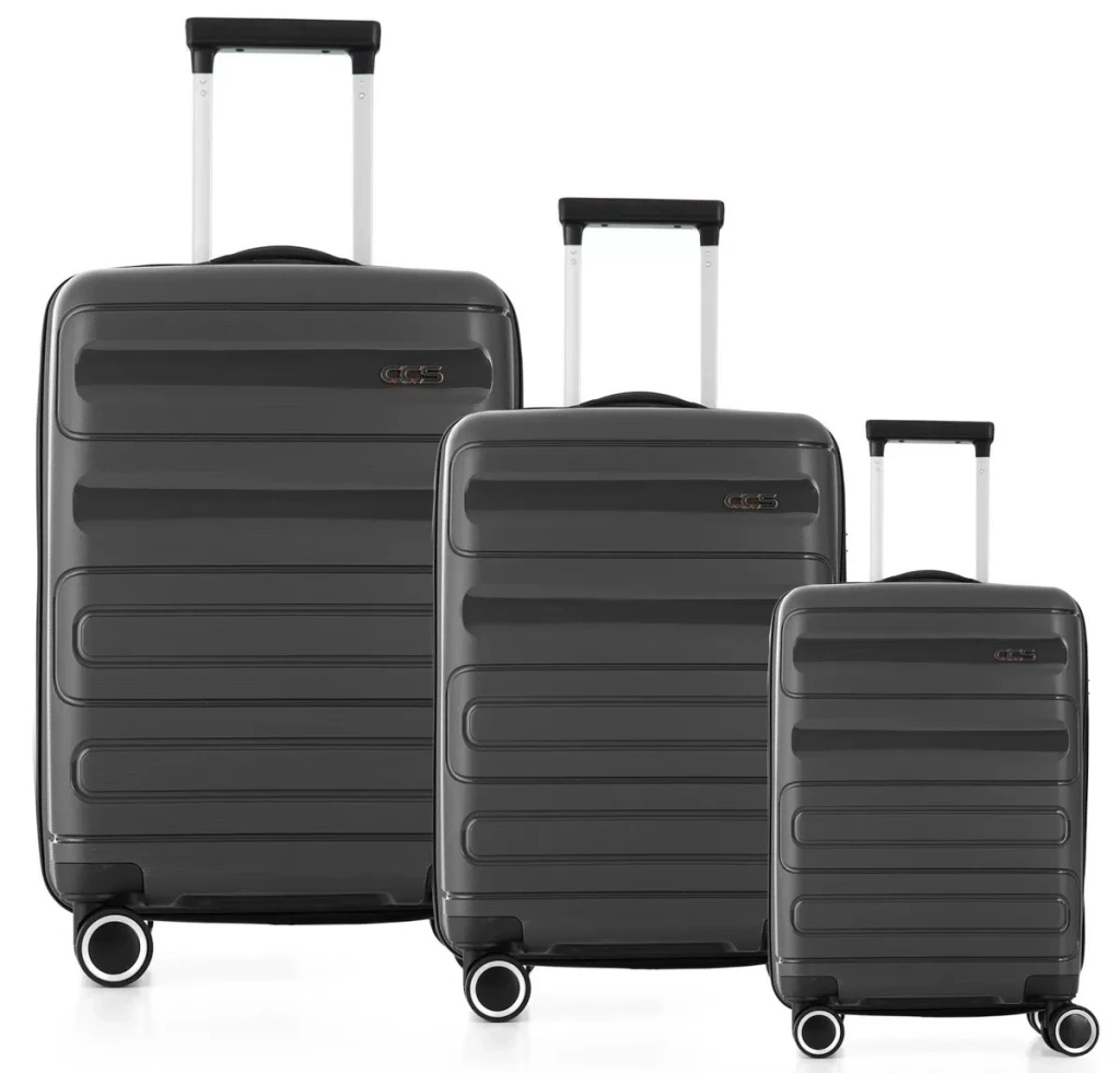 Комплект чемоданов ccs 5225 set beige 7