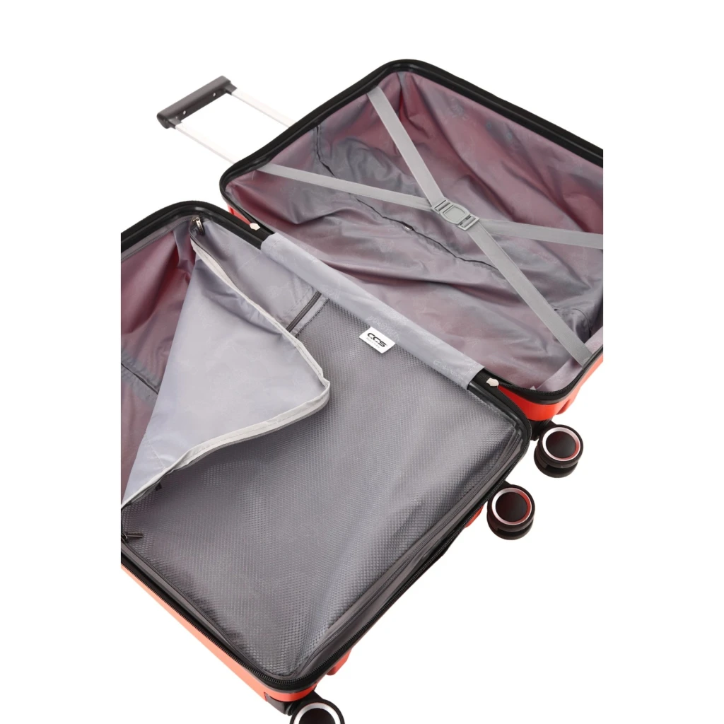 Комплект чемоданов ccs 5225 set orange 6