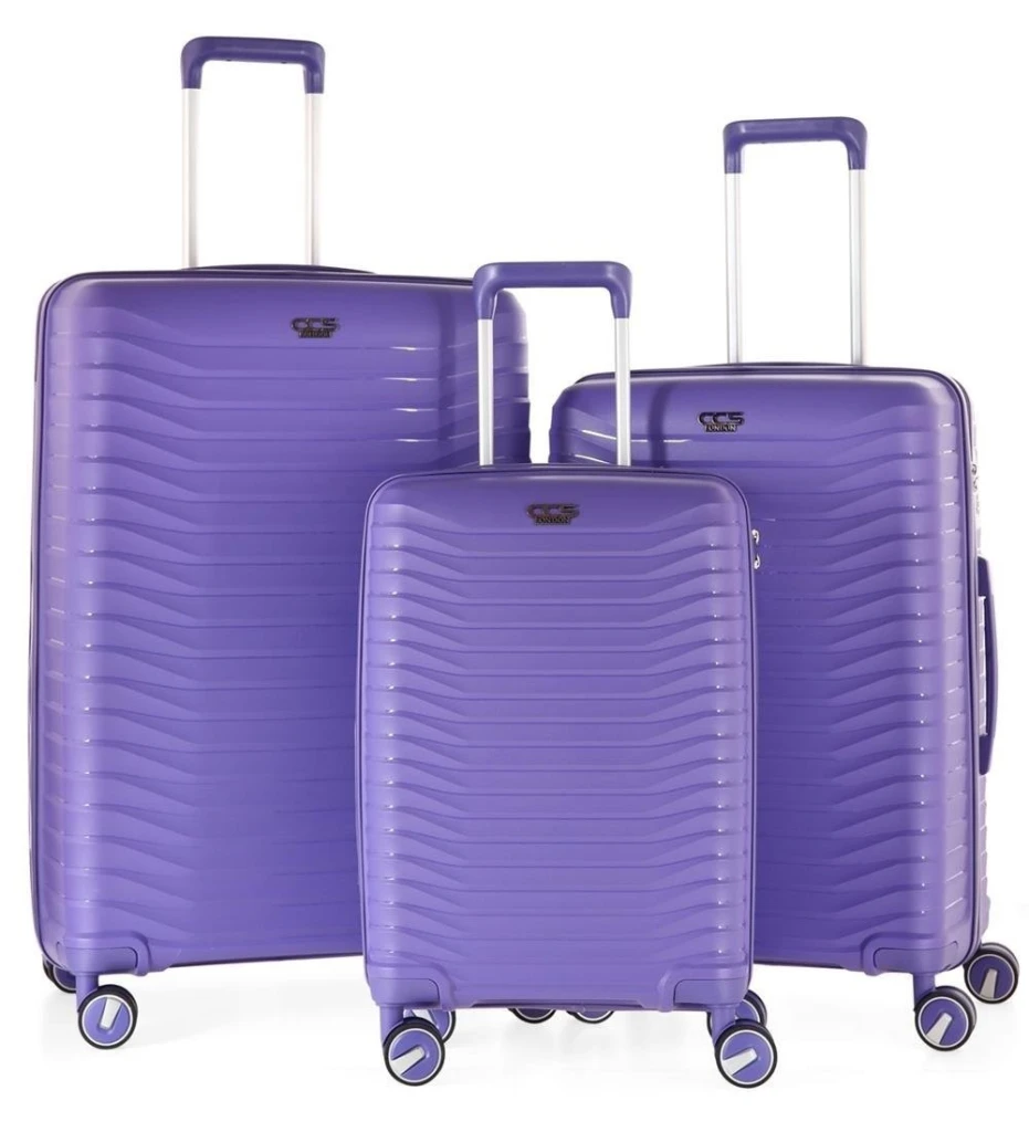Комплект чемоданов ccs 5235 set silver 16