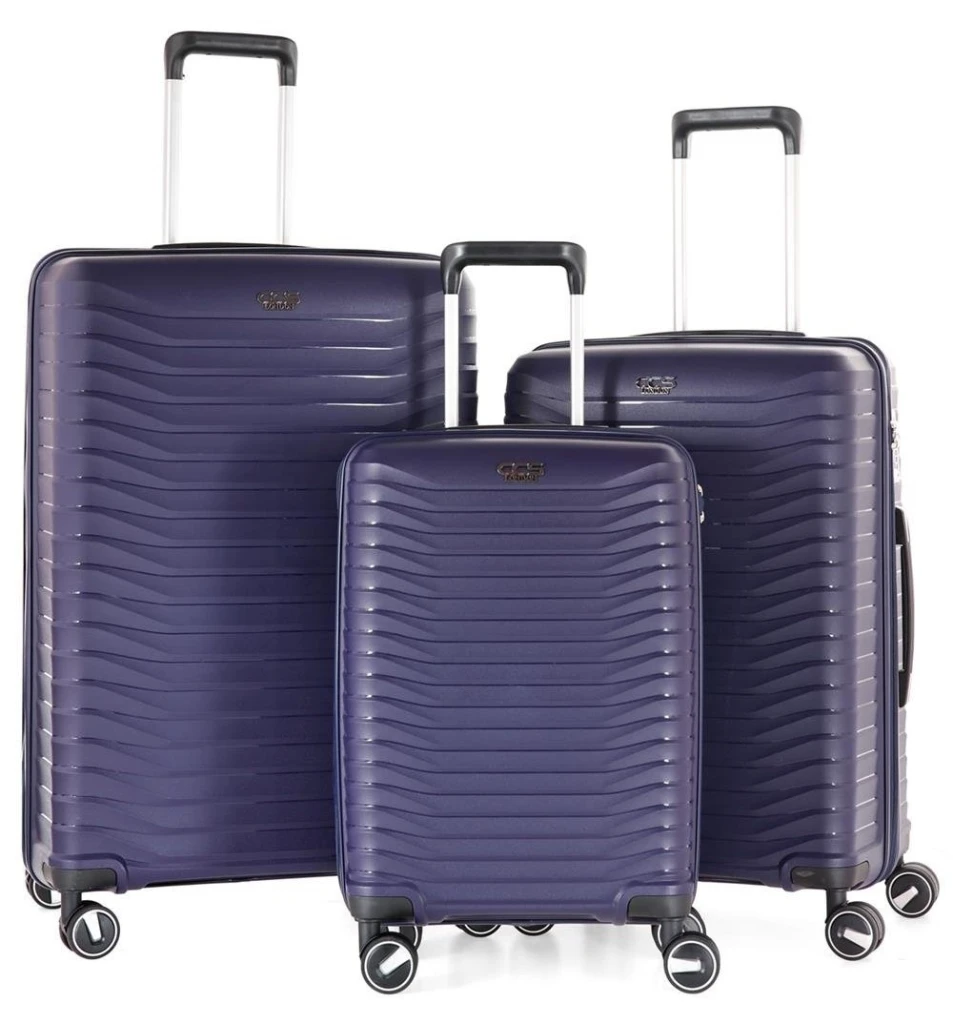 Комплект чемоданов ccs 5235 set silver 14