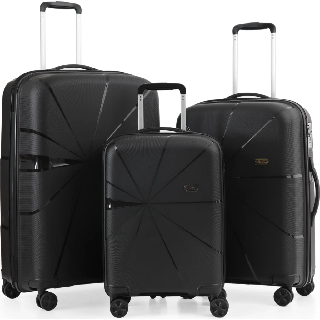 Комплект чемоданов ccs 5264 set burgundy 11