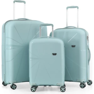 Комплект чемоданов ccs 5264 set burgundy