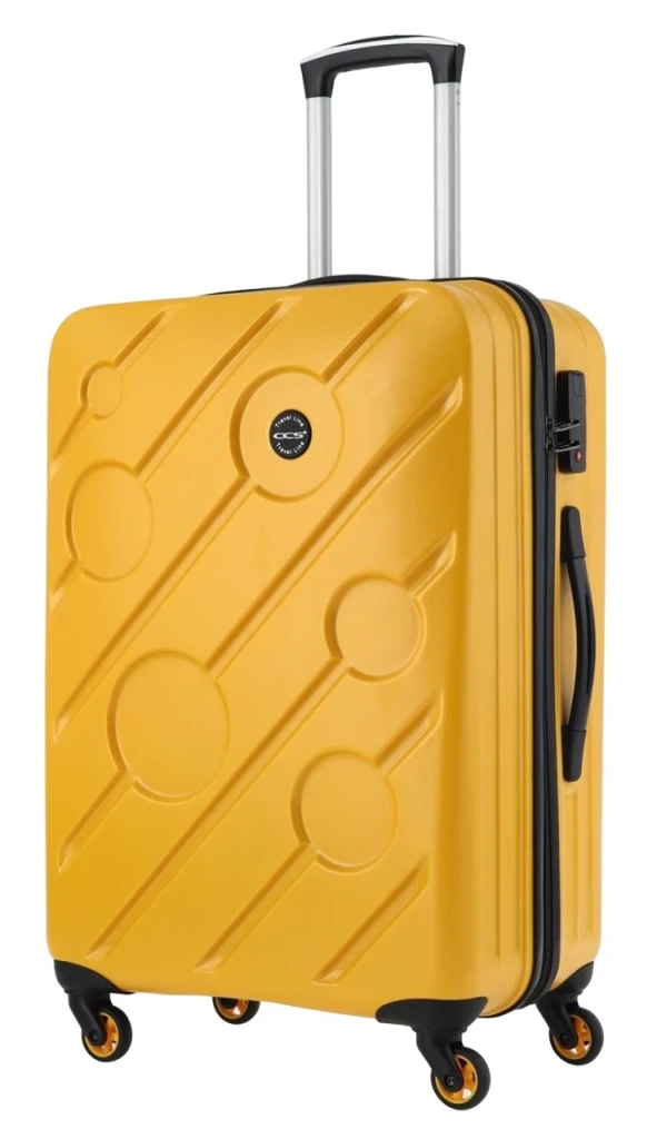 Чемодан ccs 5208 l yellow 2