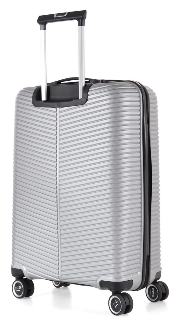 Valiză ccs 5224 l silver 5