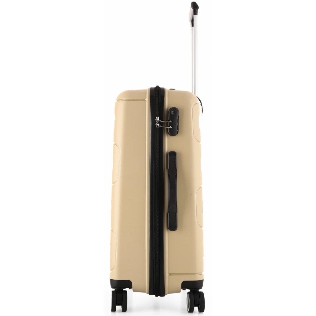 Valiză ccs 5225 l beige 3