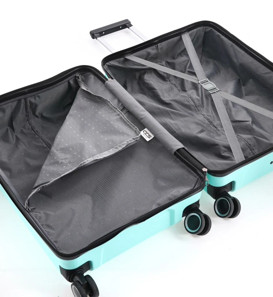 Valiză ccs 5225 l water green 5