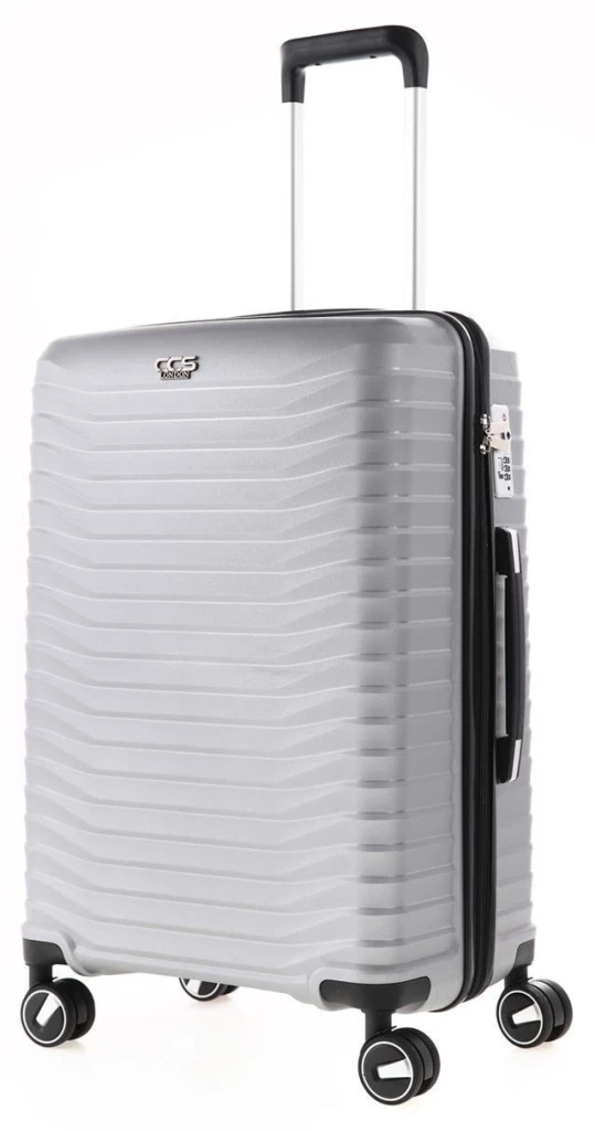 Valiză ccs 5235 m silver 5