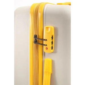 Valiză ccs 5236 l white/yellow Thumbnail 6