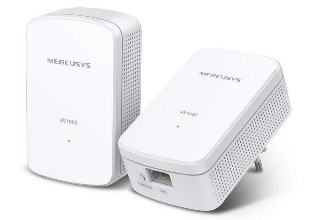 Powerline adapter mercusys mp500 kit, av1000, 1000 mbps, alb 4