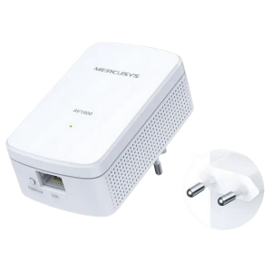 Powerline adapter mercusys mp500 kit, av1000, 1000 mbps, alb Thumbnail 7