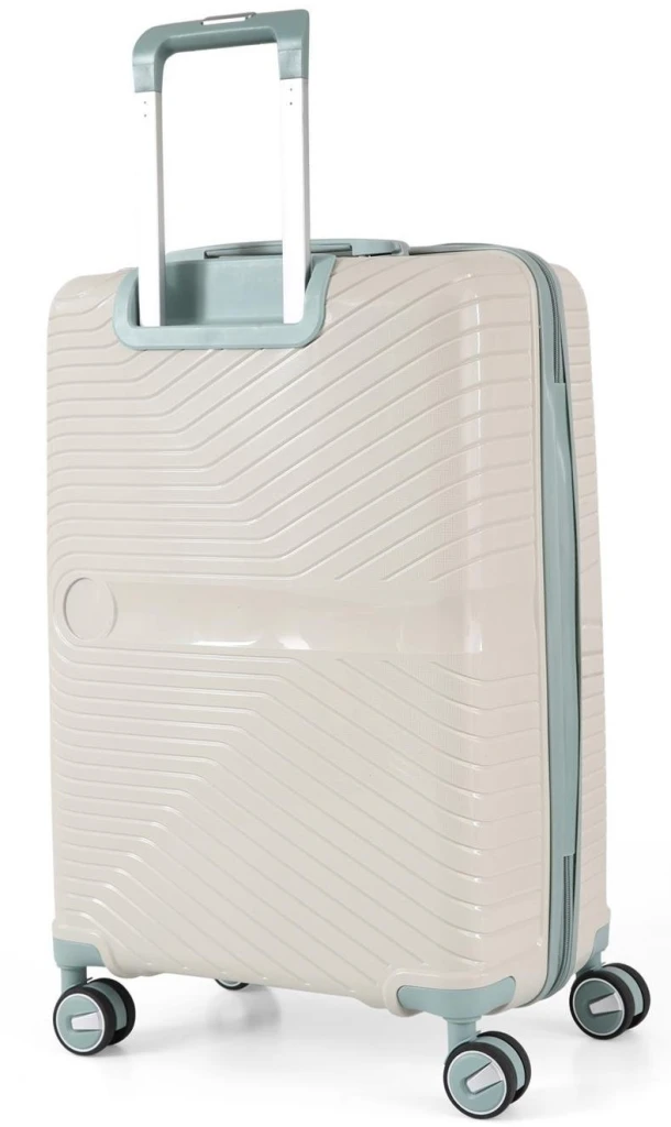 Valiză ccs 5239 l white/blue 3