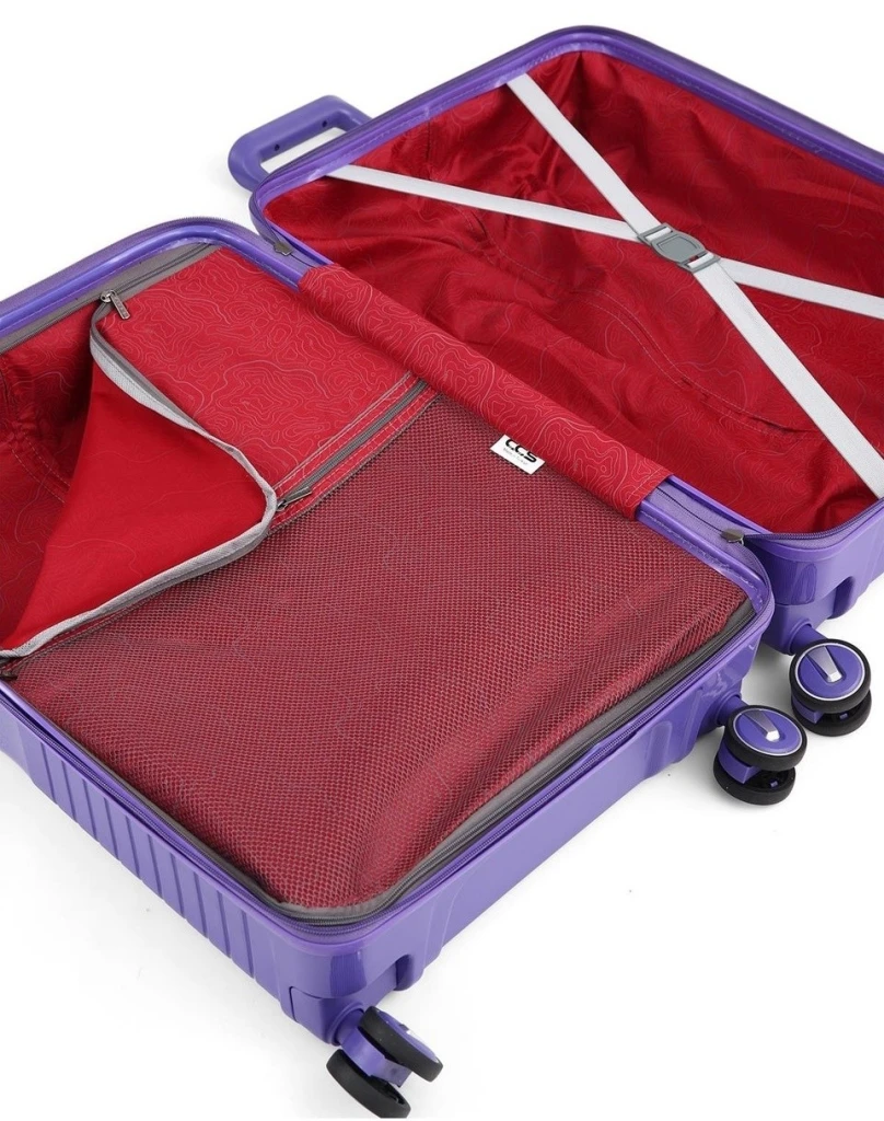 Valiză ccs 5239 m purple 3