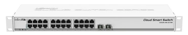 Коммутатор маршрутизатора css326-24g-2s+rm, белый 2