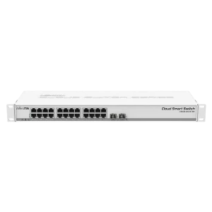 Коммутатор маршрутизатора CSS326-24G-2S+RM, Белый