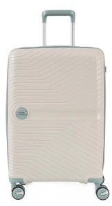 Valiză ccs 5239 s white/blue