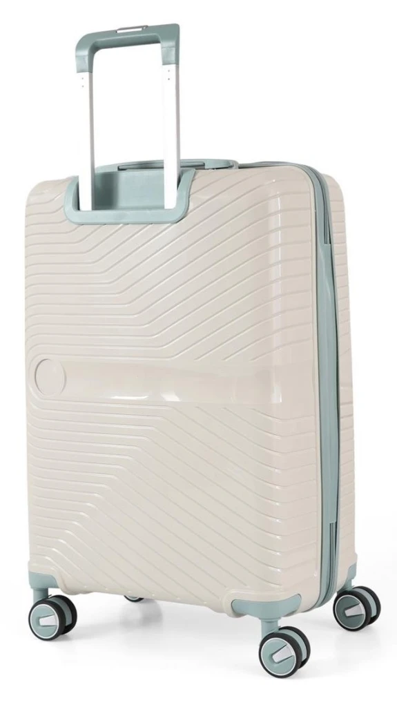 Valiză ccs 5239 s white/blue 2