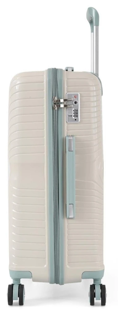 Valiză ccs 5239 s white/blue 5