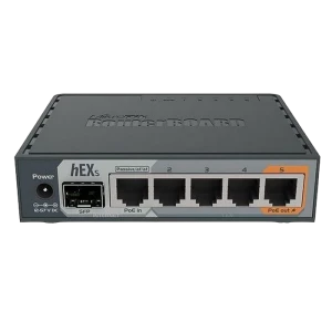Маршрутизатор MikroTik hEX S, Чёрный
