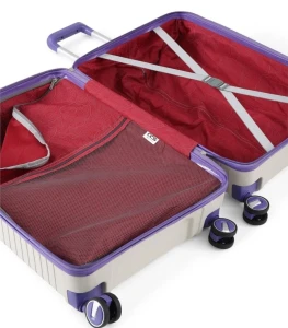 Valiză ccs 5239 s white/purple Thumbnail 5