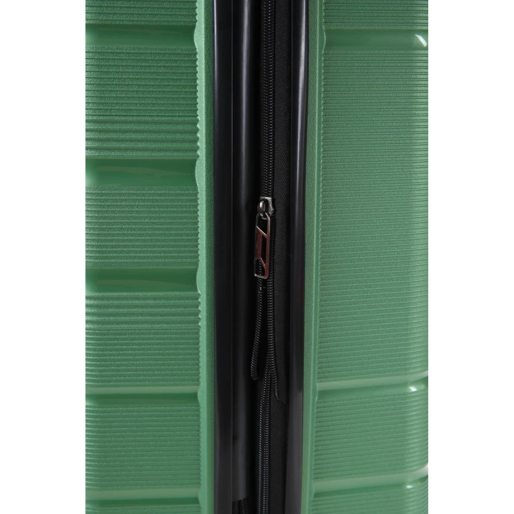 Valiză ccs 5241 s metalic green 7