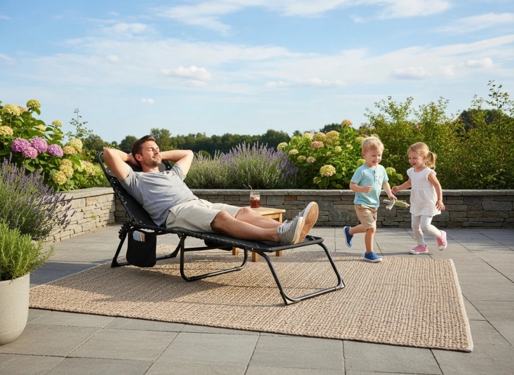Şezlong gardenline lez2777 black 4