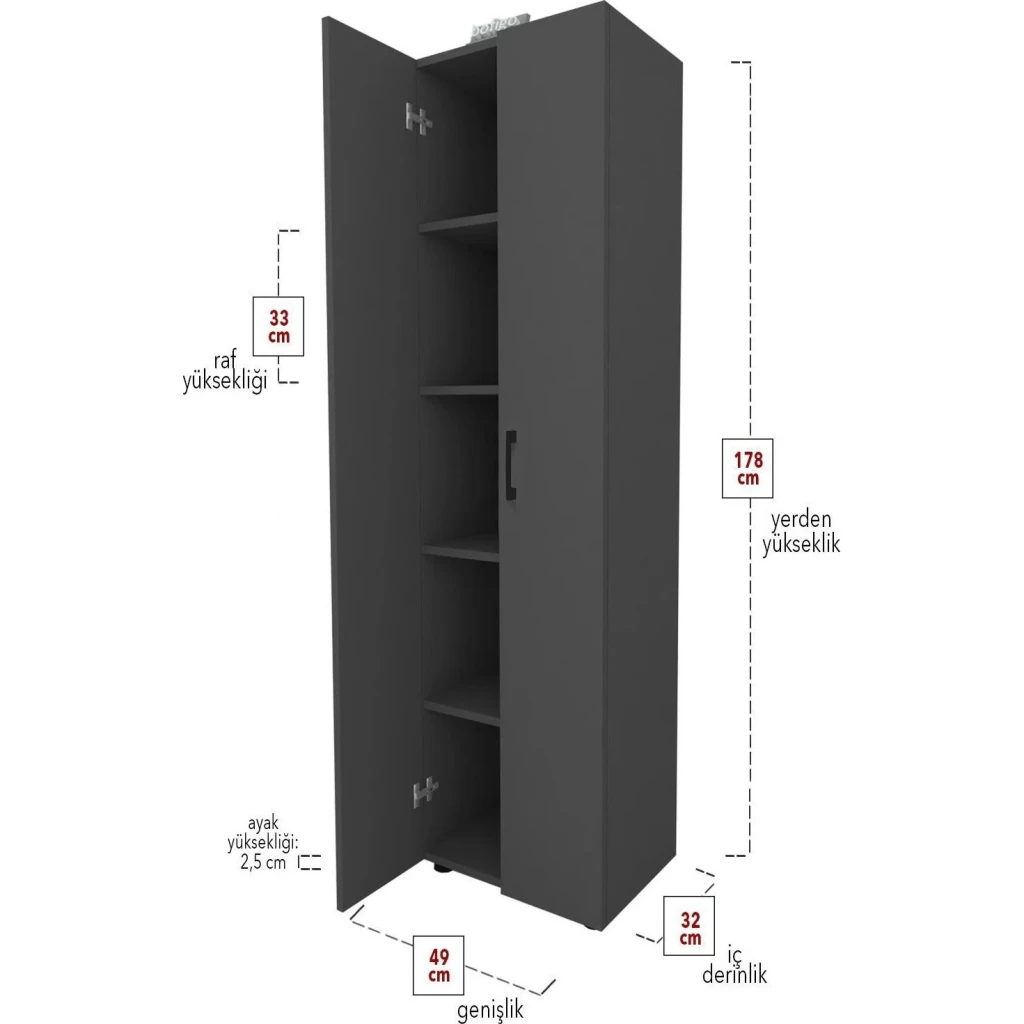 Dulap bofigo 12-55-08 anthracite 7