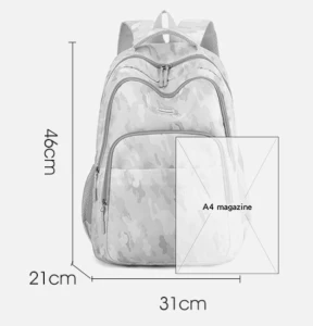 Rucsac școlar 4play at156 blue camouflage Thumbnail 3