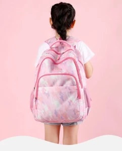 Rucsac școlar 4play at156 pink camouflage Thumbnail 5