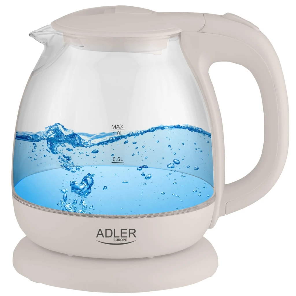 Fierbator de apa adler ad-1283 glass grey 6