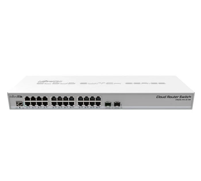 Comutator router mikrotik crs326-24g-2s+rm, alb 9