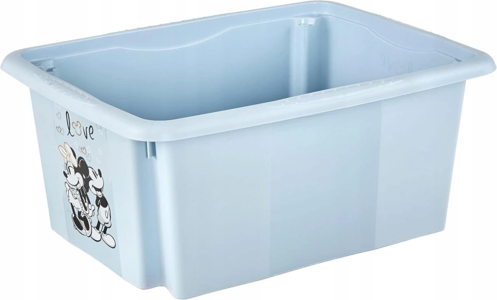 Container pentru jucării keeeper mickey mouse cloudy blue (12236684) 15l 4