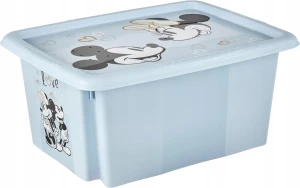 Контейнер для игрушек keeeper mickey mouse cloudy blue (12236684) 15l