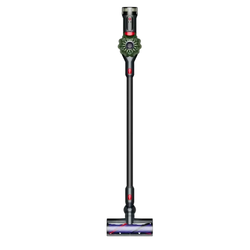 Вертикальный пылесос dyson v8 cyclone, army green | black 2