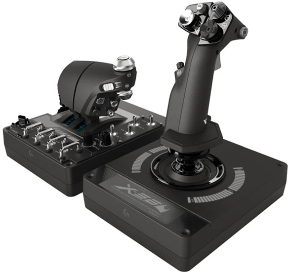 Игровой джойстик logitech g x56 hotas, чёрный 8