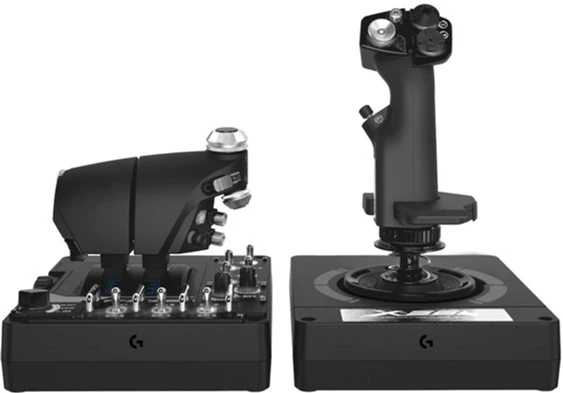 Игровой джойстик logitech g x56 hotas, чёрный 7