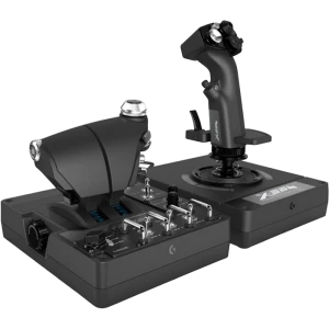Joystick pentru jocuri logitech g x56 hotas, negru