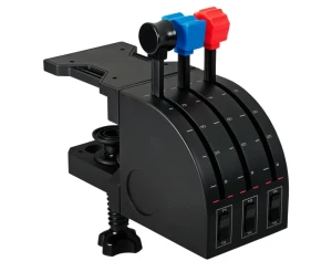 Gaming simulator de zbor logitech flight throttle quadrant, negru Thumbnail 2
