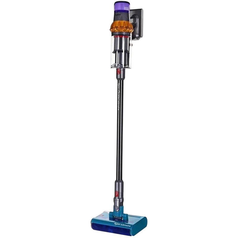 Вертикальный пылесос dyson v15s detect submarine, желтый | никель 17