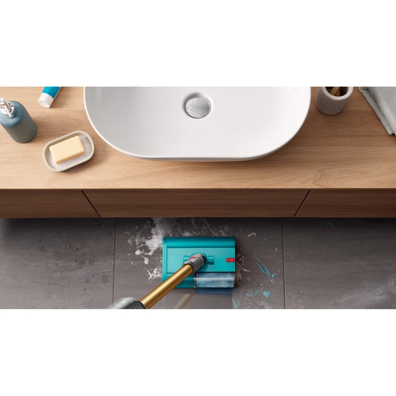 Вертикальный пылесос dyson v15s detect submarine, желтый | никель 2