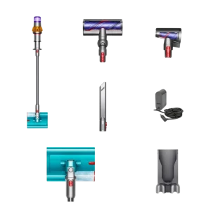Вертикальный пылесос dyson v15s detect submarine, желтый | никель Thumbnail 8