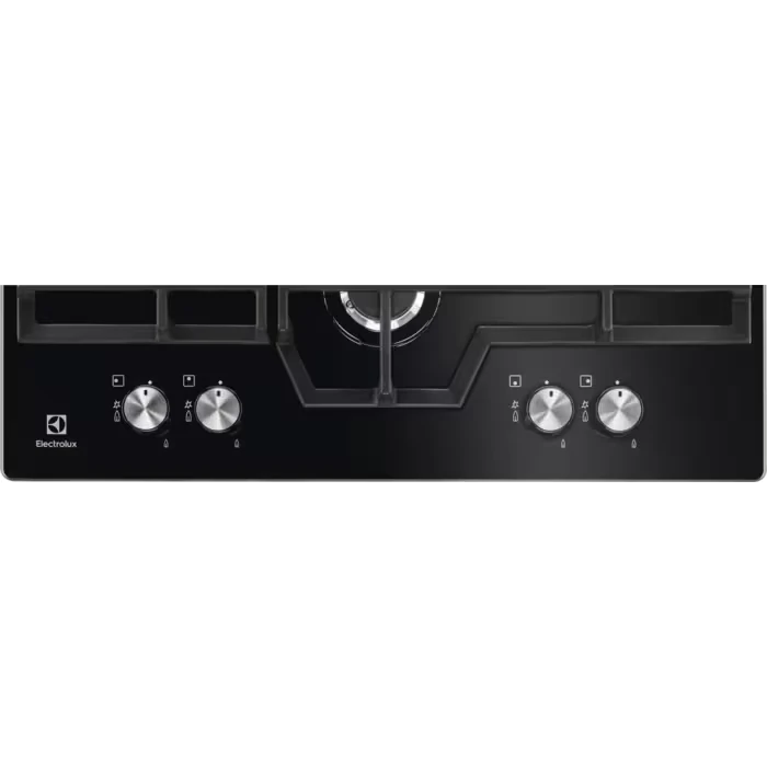Plită pe gaz electrolux kgg6456k, negru 6