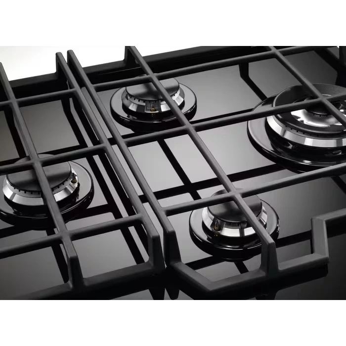 Plită pe gaz electrolux kgg6456k, negru 8
