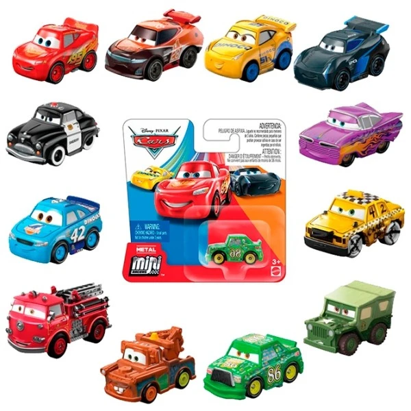 Set mașinuțe din desenul animat "cars" 4