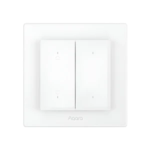 Aqara zigbee/thread световой выключатель h2 eu (4 кнопки, 2 канала), белый
