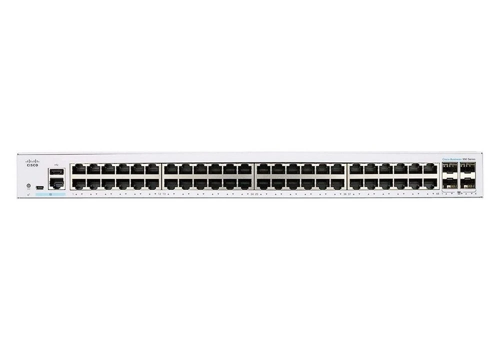 Switch de rețea cisco cbs350-48t, 48x 10/100/1000 mbps, 4x sfp 2