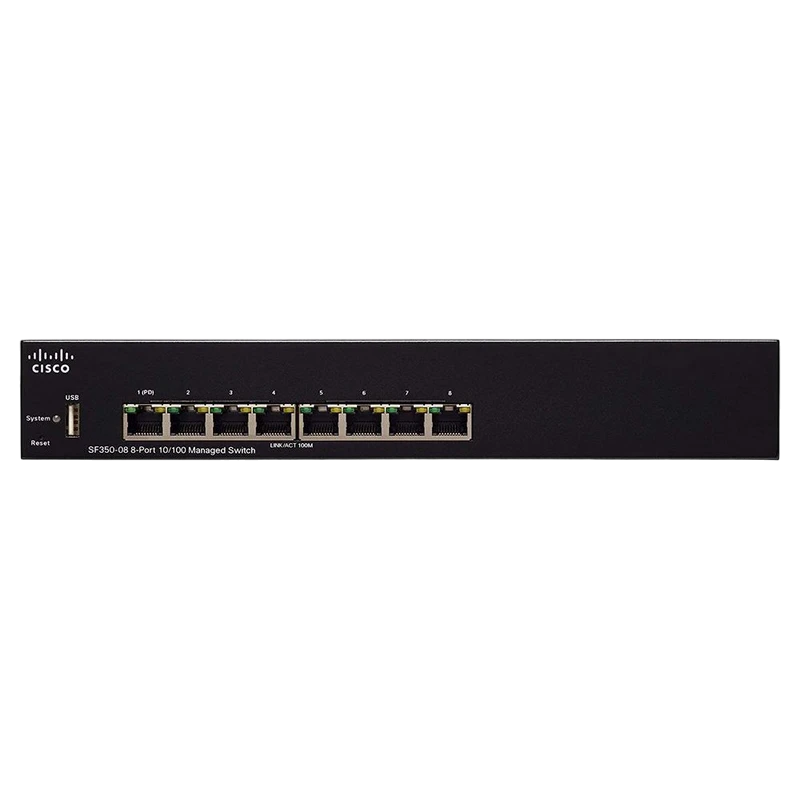 Switch de rețea cisco sf350-08, 8x 10/100 mbps 2