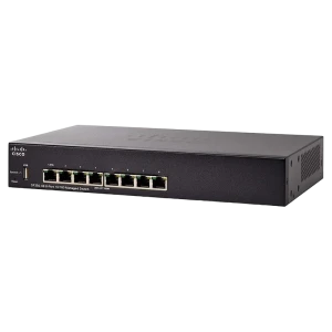 Switch de rețea cisco sf350-08, 8x 10/100 mbps